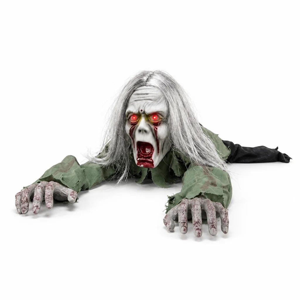 Groundcrawler – Animated Zombie with Light-Up Eyes