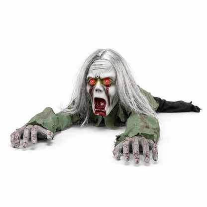Groundcrawler – Animated Zombie with Light-Up Eyes