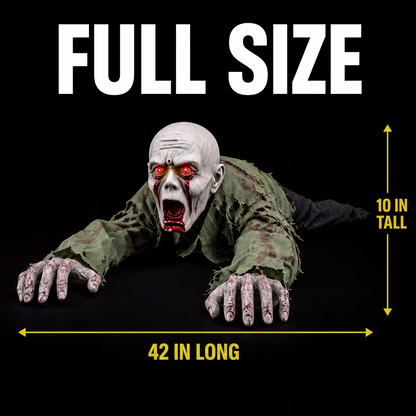Groundcrawler – Animated Zombie with Light-Up Eyes