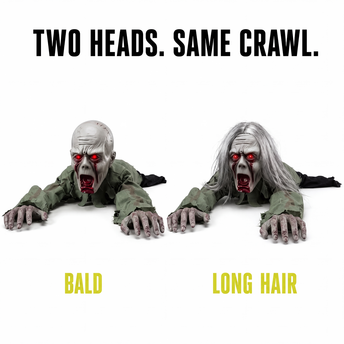 Groundcrawler – Animated Zombie with Light-Up Eyes