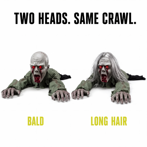 Groundcrawler – Animated Zombie with Light-Up Eyes